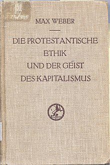 220px Die protestantische Ethik und der Geist des Kapitalismus original cover
