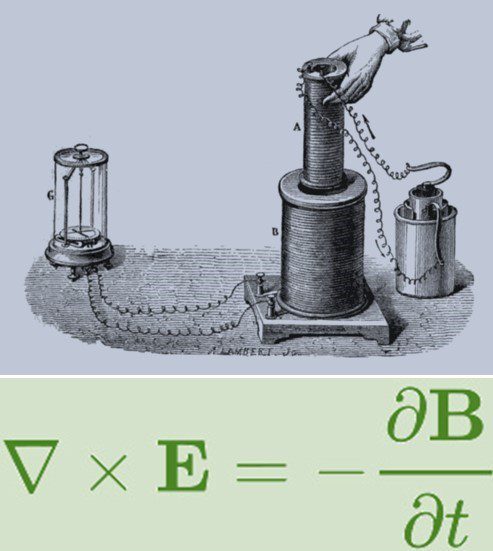معادلة ماكسويل فاراداي.