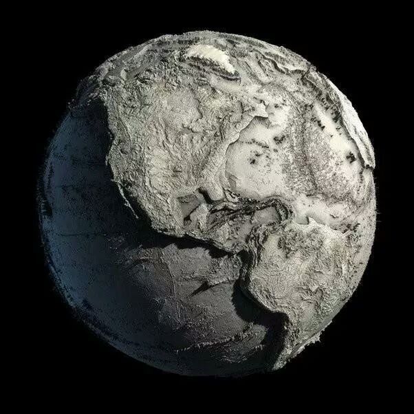 الشكل المتوقع للأرض بعد ٢ مليار سنة.