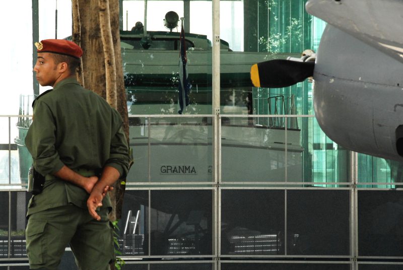 ذا جراما، القارب الذي نقل كاسترو ورفاقه إلى كوبا معروض في متحف الثورة في هافانا