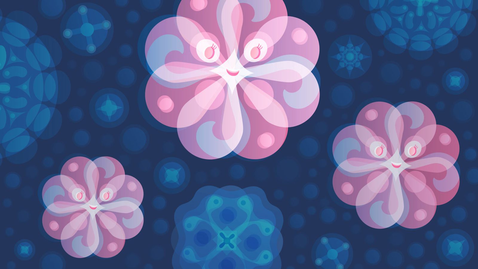 رسم تخيلي للجزيئات الضخمة ذات التفاعل الضعيف (wimp) [المصدر:symmetrymagazine.org]
