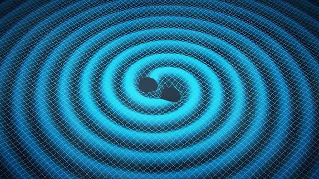صورة تخيلية لموجات الجاذبية
