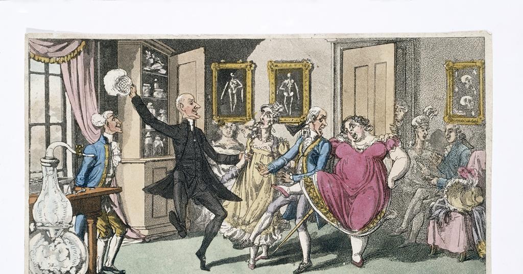 حفلات غاز الضحك في إنجلترا في القرن الثامن عشر